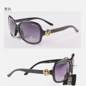 Square Black MK Sunglasses